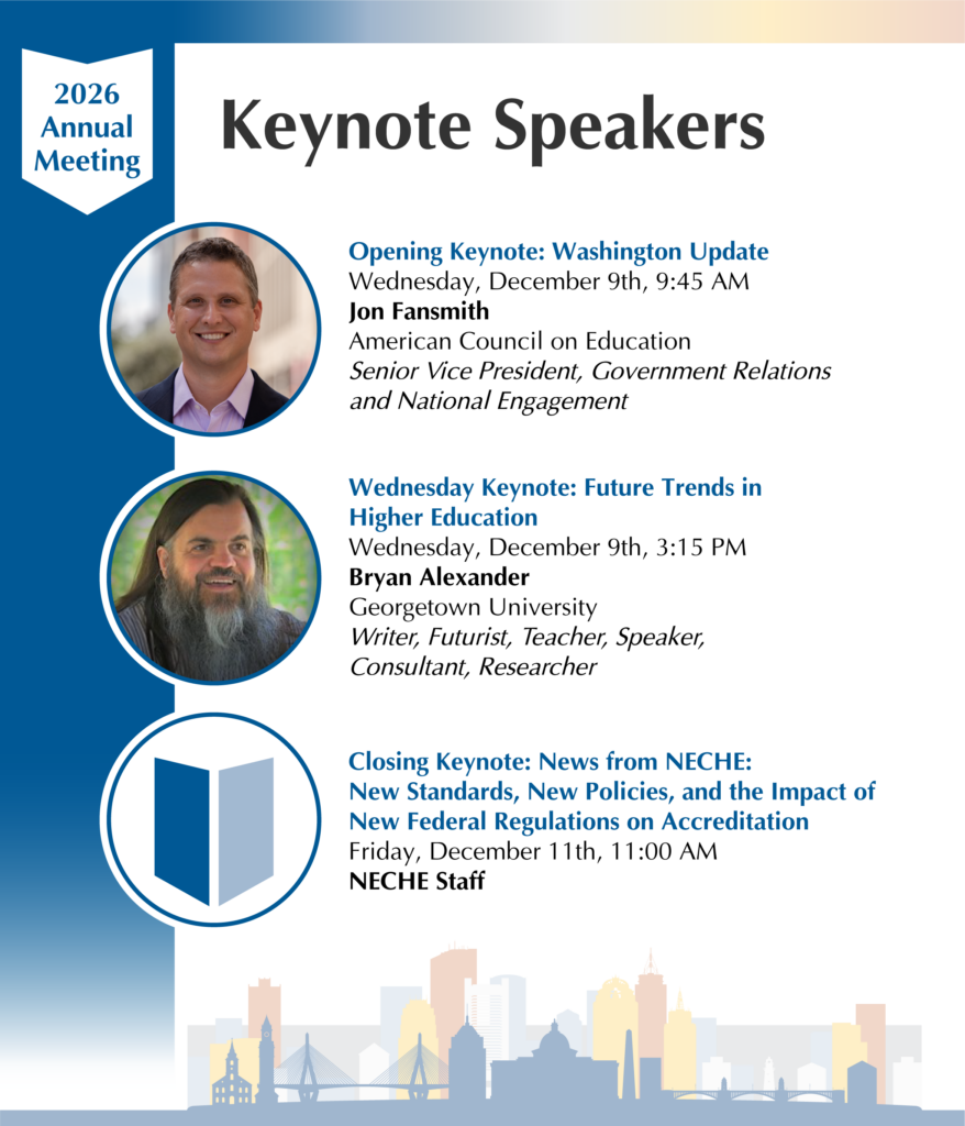 NECHE 2026 Annual Meeting Keynote Speakers